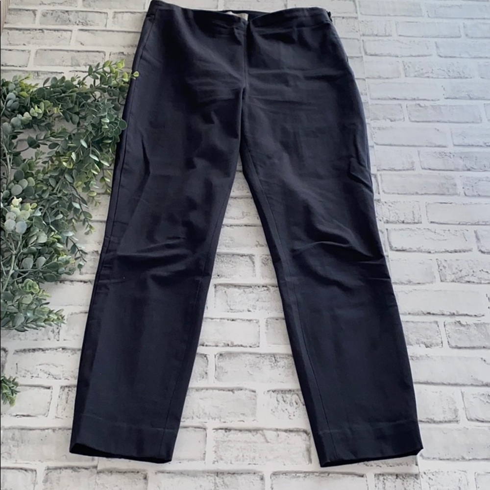 Everlane Gray Side-Zip Stretch Cotton Pant